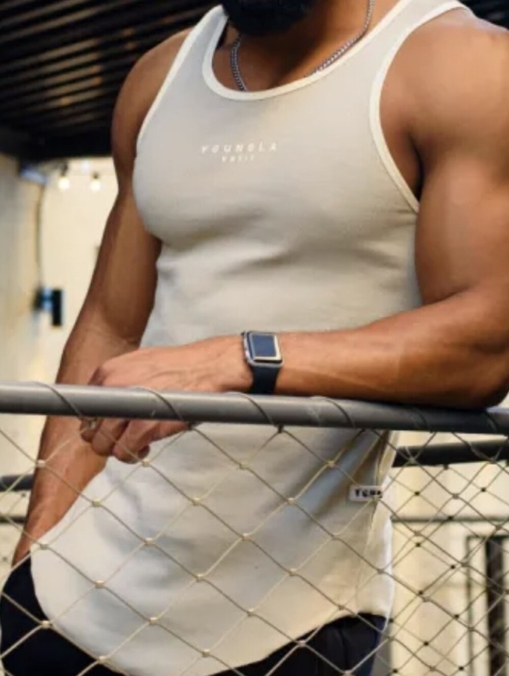 YoungLa Ribbed Mens Tank Top (M)